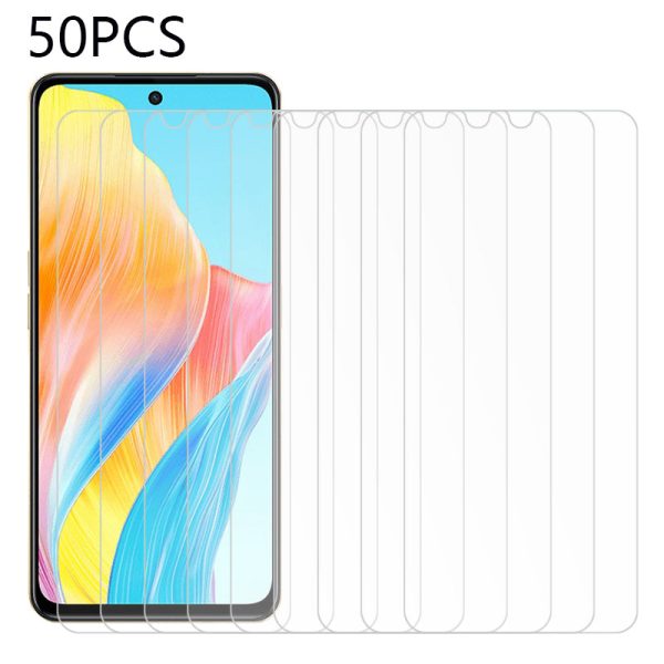 50Pcs Tempered Glass Film for Oppo A98 5G , HD Clear Anti-Scratch Thin Phone Screen Protector Online