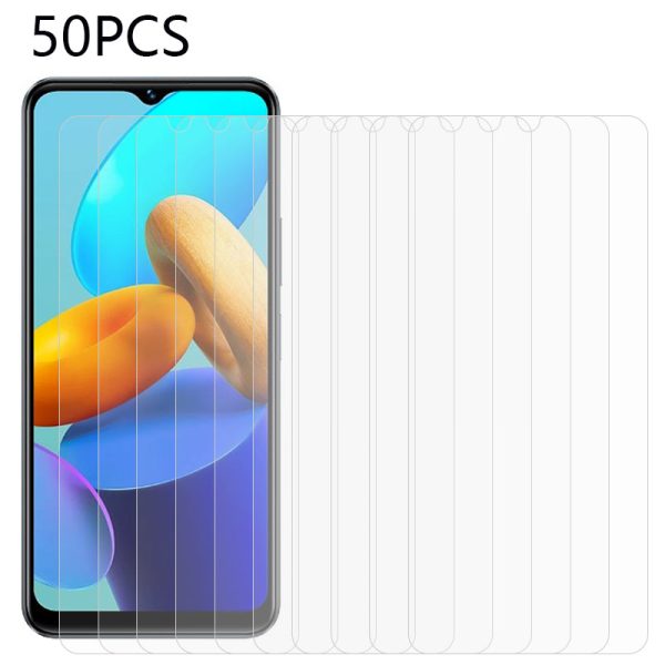 50Pcs HD Clear Protective Film for vivo Y35 4G (2022)   Y35 5G , Tempered Glass Phone Screen Protector on Sale