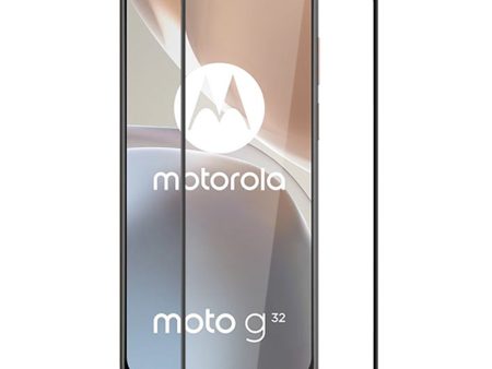 AMORUS For Motorola Moto G32 4G Full Glue Screen Protector Anti-Scratch Silk Printing Tempered Glass Film Cheap