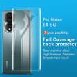 IMAK 2Pcs   Set Hydrogel Film III for Honor 80 5G Phone Back Protector Clear TPU Transparent Guard Film Online now