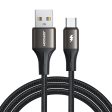 JOYROOM SA25-AM3 2m Light-Speed Series USB-A to Micro Data Cable Fast Charging 3A Nylon Braided Cord For Cheap