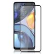 AMORUS For Motorola Moto G22 HD Clear Screen Protector Silk Printing Full Glue Tempered Glass Film Discount