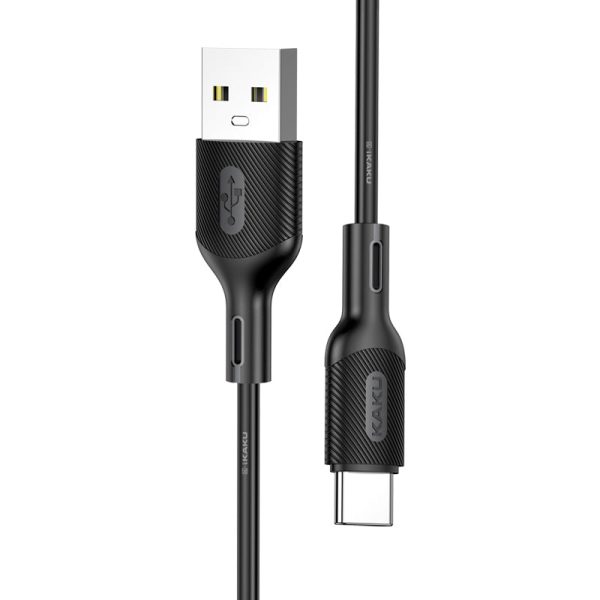 KAKUSIGA KSC-535 Kelang Series 1m 2.4A Type-C Smart Charging Cable TPE Mobile Phone Data Cord Fashion