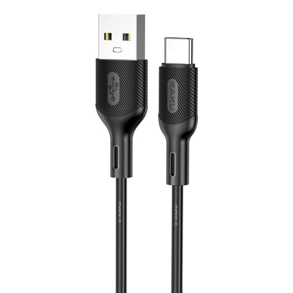 KAKUSIGA KSC-535 Kelang Series 1m 2.4A Type-C Smart Charging Cable TPE Mobile Phone Data Cord Fashion