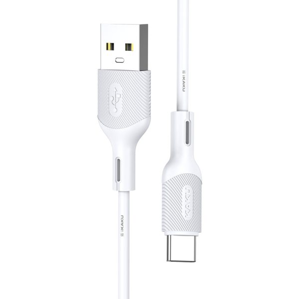 KAKUSIGA KSC-535 Kelang Series 1m 2.4A Type-C Smart Charging Cable TPE Mobile Phone Data Cord Fashion