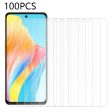 100PCS Phone Screen Protector For Oppo A98 5G , Clear Screen Cover Ultra-Thin Tempered Glass Film Supply