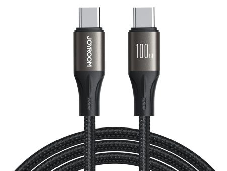 JOYROOM SA25-CC5 1.2m Light-Speed Series PD 100W Fast Charging Type-C to Type-C Data Cable Online Sale