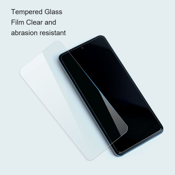 AMORUS For Xiaomi Redmi 12 4G Phone Screen Protector High Aluminum-silicon Glass 2.5D Arc Edge Screen Film Online now