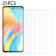 25PCS For Oppo A98 5G Smooth Tempered Glass Film HD Clear Anti-Scratch Cell Phone Screen Protector Cheap