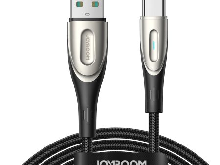 JOYROOM SA27-AC3 Star-Light Series 1.2m 3A Fast Charging Cable USB-A to Type-C Nylon Braided Data Cord For Sale