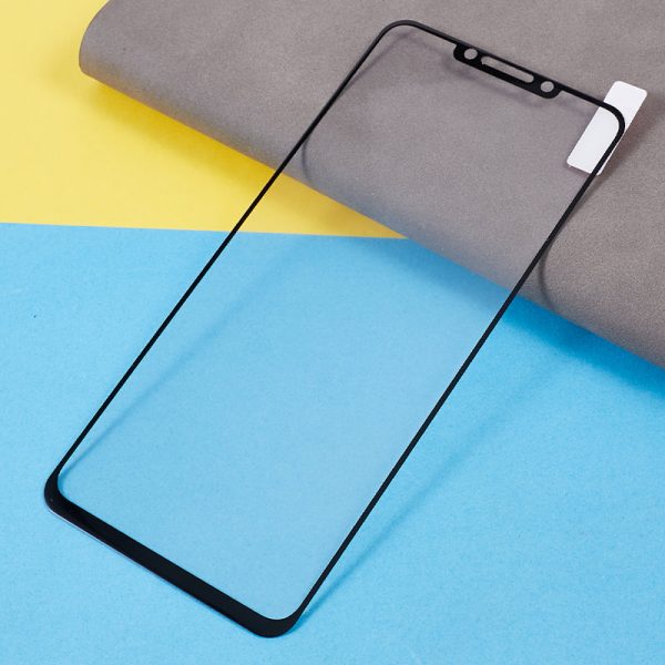 For Huawei Enjoy 60X Tempered Glass Screen Protector Full Cover Full Glue Clear Silk Printing Film on Sale