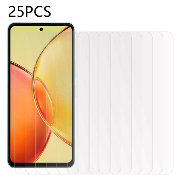 25PCS For vivo Y36 4G Super Clear Tempered Glass Film Dustproof Mobile Phone Screen Protector Cheap